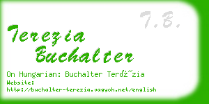 terezia buchalter business card